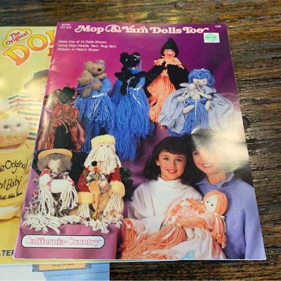 7 Craft Crafting Magazines Patterns Dolls Needlepoint Yarn Crochet Cross Stitch - Picture 14 of 15